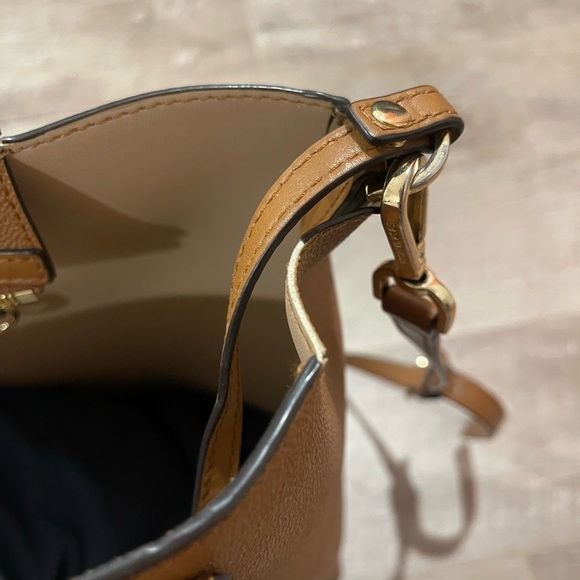 Michael Kors Brown Leather Shoulder Bag - Picture 4 of 5